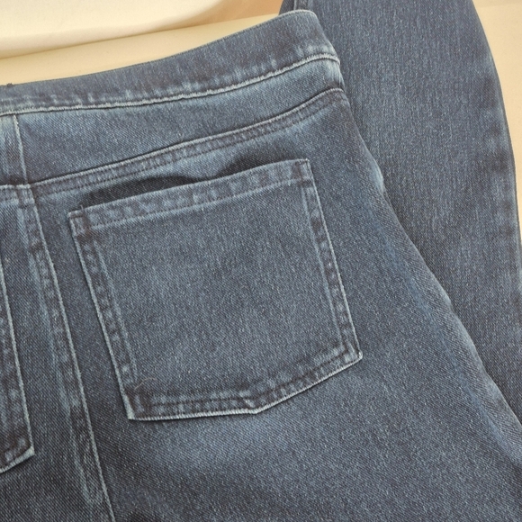 SPANX Jean-ish Ankle Leggings Pull-On Hidden Core Shaping Stretch Jeans - Sz XLP - Picture 8 of 16